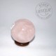 Quartz rose sphère 15