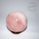 Quartz rose sphère 8