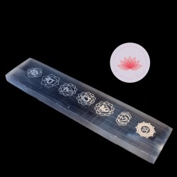 Baton de soin Sélénite Chakra 20cm