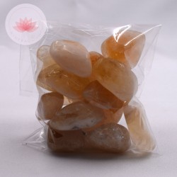 Citrino piedras rodadas grandes 250g
