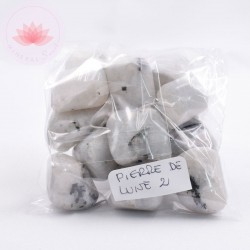 Piedra de Luna 2 piedras rodadas 250g