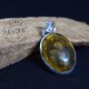 Pendentif Ambre et argent 5