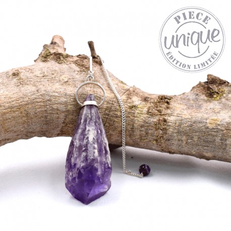 Pendule Améthyste Pointe naturelle 2