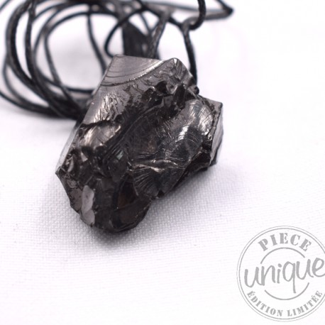 Pendentif Shungite cristal silver 2