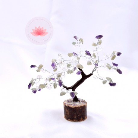 Arbre de vie en Fluorite 100 pierres