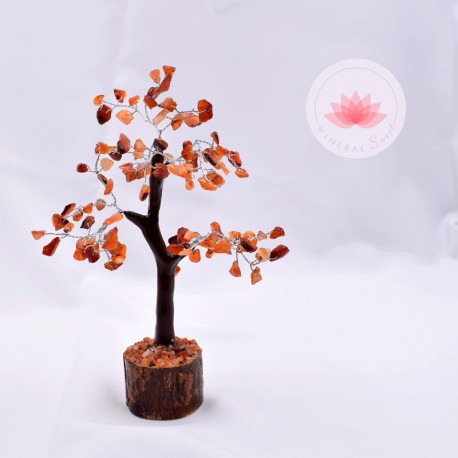 Arbre de vie en Cornaline 100 pierres