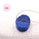 Lapis lazuli pendentif demi-poli 2