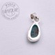 Pendentif Turquoise d'Arizona serti argent 3