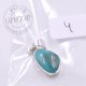 Pendentif Turquoise d'Arizona serti argent 4