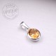 Pendentif  Citrine oval facetté