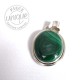 Malachite pendentif argent 6