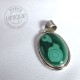 Colgante Malaquita plata 3