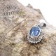 Pendentif Cyanite argent