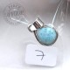Pendentif Larimar argent 7