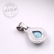 Pendentif Larimar argent 7