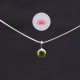 Colgante  Peridoto plata mini