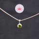 Pendentif Peridot argent mini
