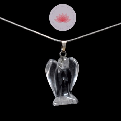 Colgante Cristal de roca Ángel