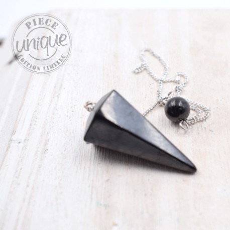 Pendule Shungite 6 faces 2