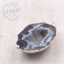 Agate pendentif géode 1