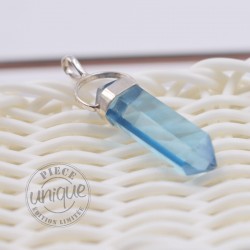 Pendentif biterminé Cristal Aura 2