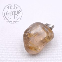 Pendentif Quartz Rutile roulé 1