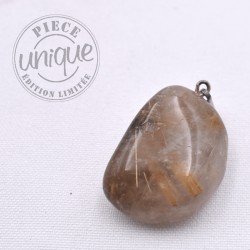 Pendentif Quartz Rutile roulé 2