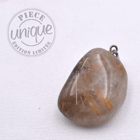 Pendentif Quartz Rutile roulé 2