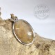 Pendentif Quartz Rutile serti argent 2