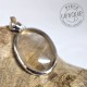 Pendentif Quartz Rutile serti argent 4