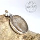 Pendentif Quartz Rutile serti argent 4