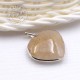 Pendentif Cœur Cristal Rutile