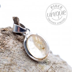 Pendentif Citrine et argent 2