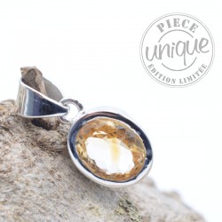 Pendentif Citrine et argent 4