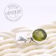 Colgante Peridoto facetado plata 1