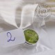 Colgante Peridoto facetado plata 2