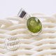 Colgante Peridoto facetado plata 2