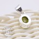 Colgante Peridoto facetado plata 2