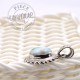 Colgante Larimar plata barroca 2