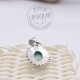Pendentif Larimar argent baroque 3