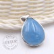 Pendentif Aigue Marine et argent 6