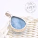 Pendentif Aigue Marine et argent 6