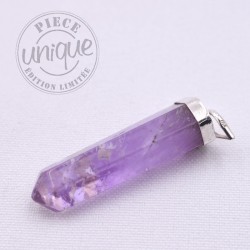 Pendentif Améthyste biterminé 2