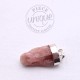 Pendentif Tourmaline rose brute 1