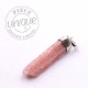 Pendentif en Tourmaline rose brute 2