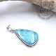 Pendentif Shattuckite argent 1