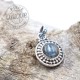 Pendentif Labradorite rond 1