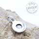 Pendentif Labradorite argent rond 2