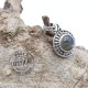 Pendentif Labradorite Argent rond 4