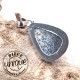 Pendentif Opale Dendritique argent 2